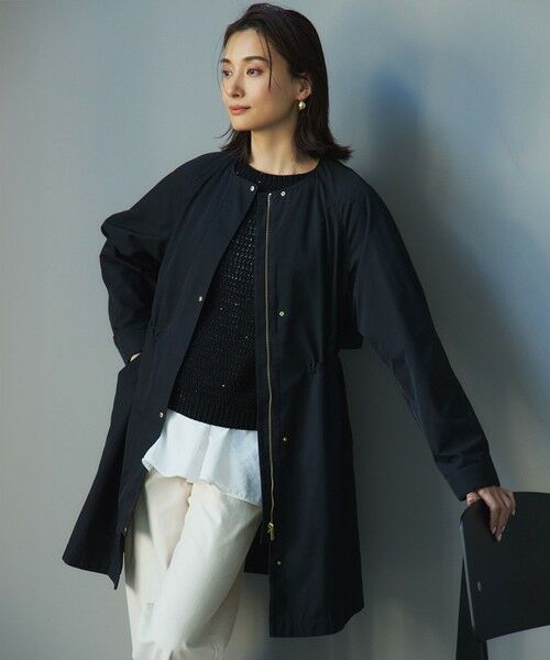 セール】 【撥水加工】ライトツイル ノーカラーコート （その他