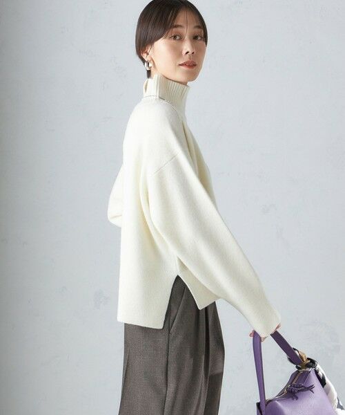 セール】 〈手洗い可能〉7G ウール カシミヤ ハイネック プルオーバー