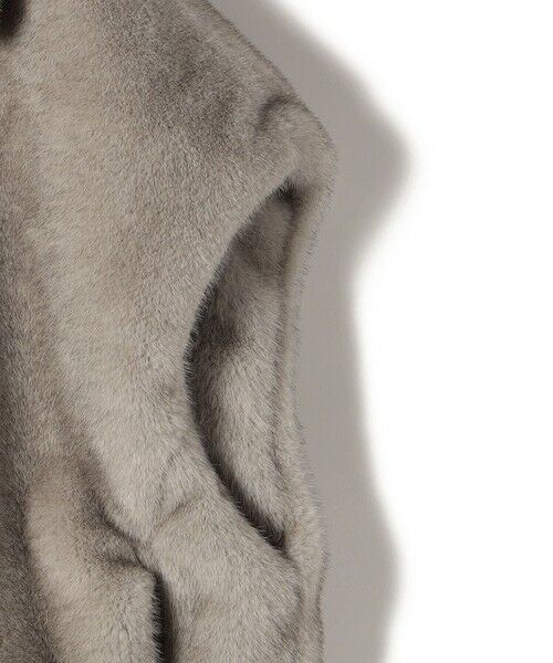 セール】 【WEB限定】グラデーション ファー ジップ ベスト （その他