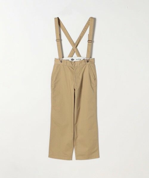 セール】 Dickies:〈洗濯機可能〉サスペンダー付き ワーク パンツ