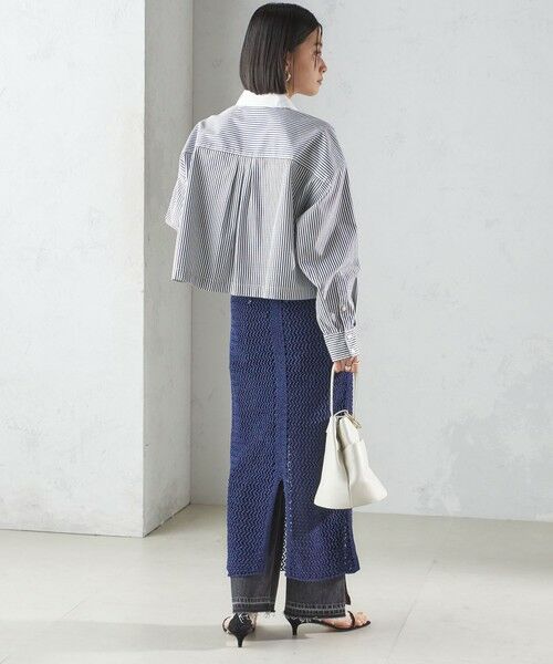 セール】 LOGAN KNITTING MILLS:〈手洗い可能〉クロシェ スカート