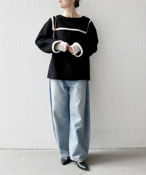 セール】 SHIPS any: バイカラー セーラー デザイン プルオーバー