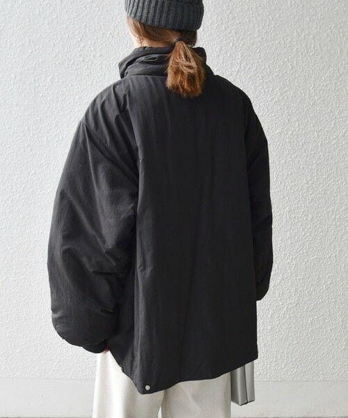 セール】 【WEB限定】SHIPS any: 中綿 ダブル ジップ スタンド