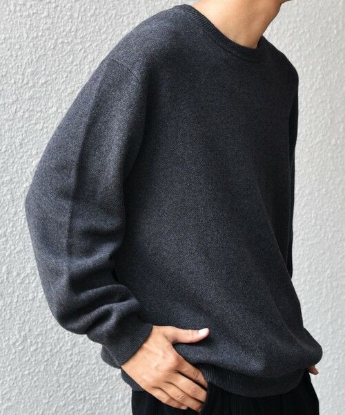 セール】 SHIPS any:〈手洗い可能〉コットン カシミヤ スウェット