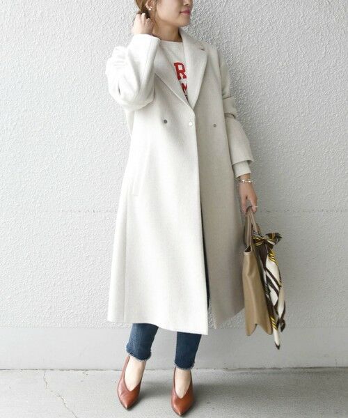 セール】 SHIPS any: SUPER100 シンプルチェスターコート （その他