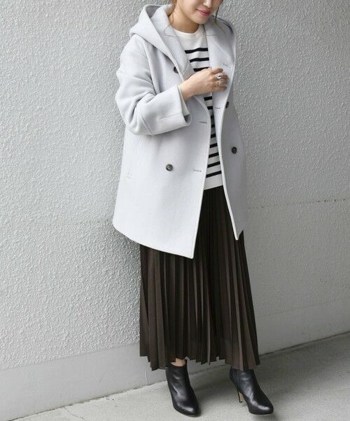 セール】 SHIPS any: フーデット ミディ コート （その他アウター