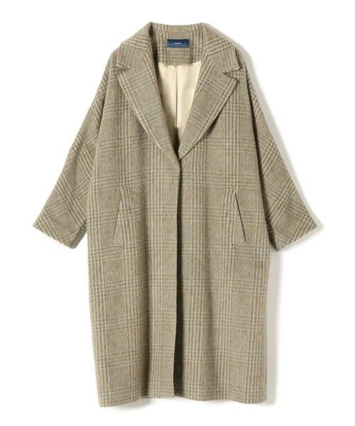 セール】 MANTECO シャギーチェックコート◇ （その他アウター