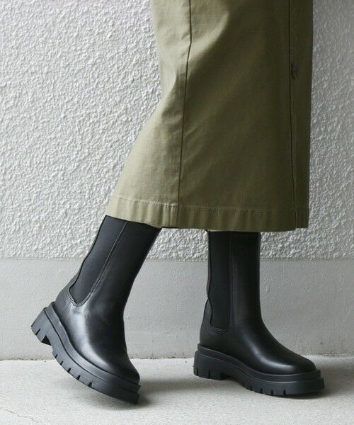 セール】 ROVERETO: サイド ゴア ミドルブーツ （ブーツ（ショート丈