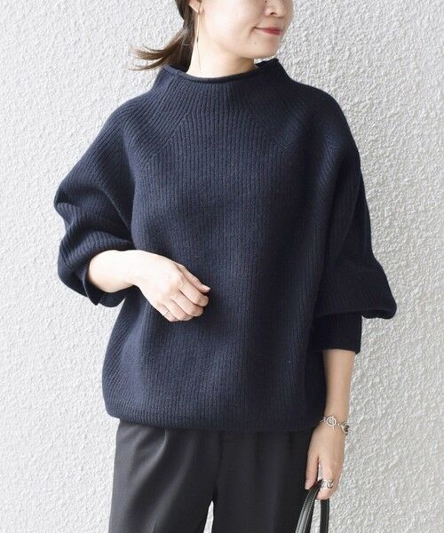 セール】 〈手洗い可能〉5Gウールカシミヤアゼプルオーバー◇ （ニット