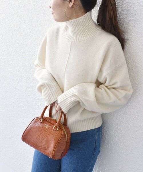 セール】 *〈手洗い可能〉ウールカシミヤ センターシーム