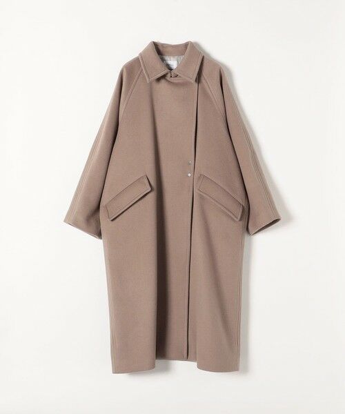 SHIPS any: ノンミュールジングウール バルマカーン コクーン コート