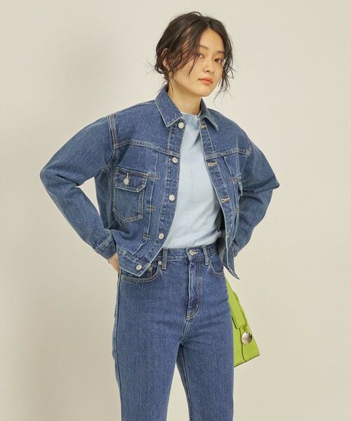 セール】 ASKA WADA × BIT BLUE 〈手洗い可能〉デニム ジャケット （G