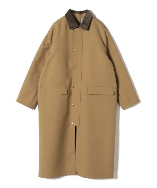 セール】 SHIPS Colors:コーデュロイカラー ボンディング コート 3