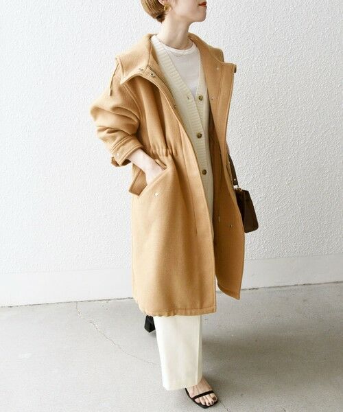 セール】 SHIPS any: メルトン ウール ミックス M-51 モッズ コート