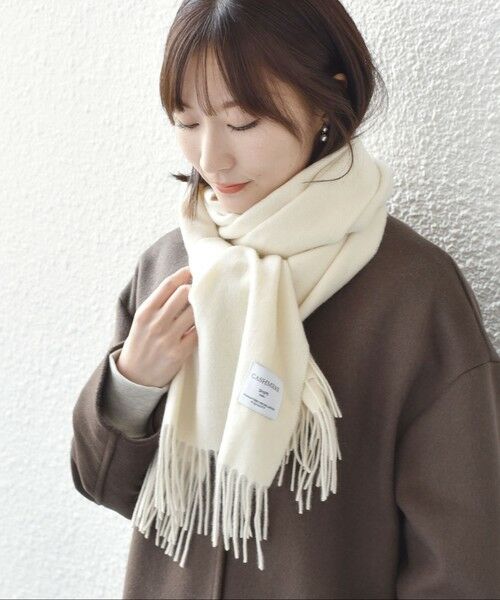 SHIPS Colors:カシミヤ ソリッド ストール （マフラー・ショール