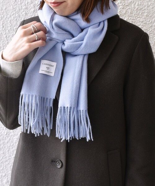 SHIPS Colors:カシミヤ ソリッド ストール （マフラー・ショール
