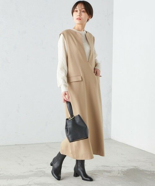 セール】 フラノ ジャンパー スカート ◇ （ロング・マキシ丈