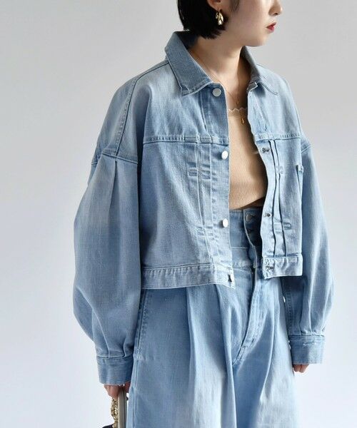 セール】 quaranciel:〈洗濯機可能〉ボリュームスリーブ ショート