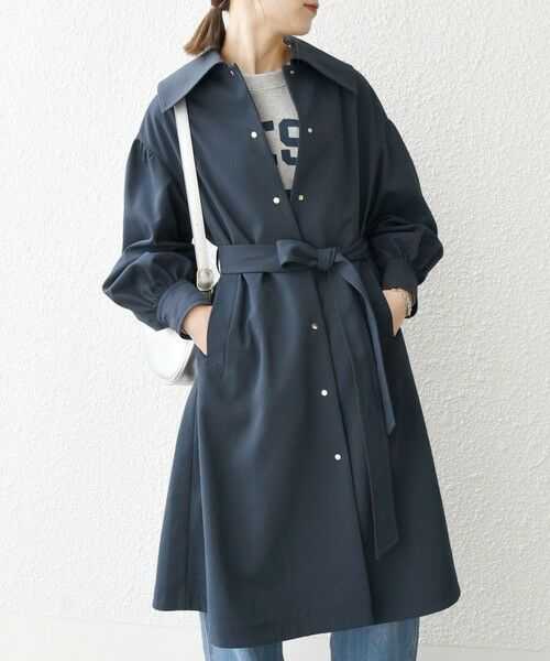 セール】 SHIPS any: 〈洗濯機可能〉クラシカル ステンカラー トレンチ