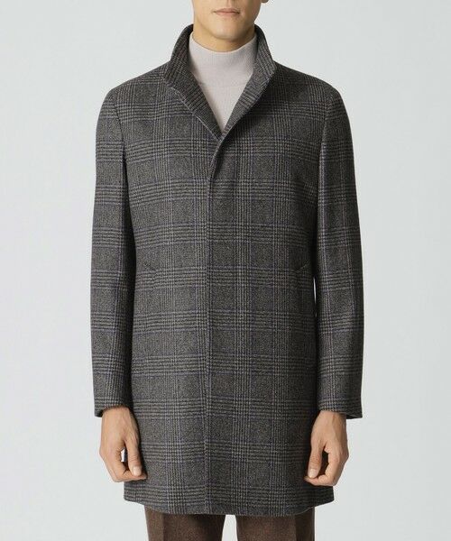 Nikkei magazine掲載】カシミヤ混スタンドカラーコート （その他