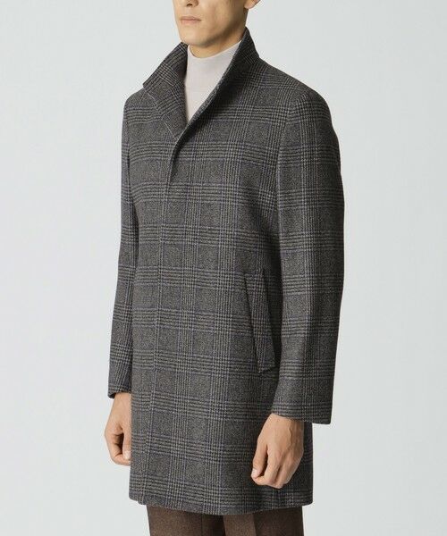 Nikkei magazine掲載】カシミヤ混スタンドカラーコート （その他