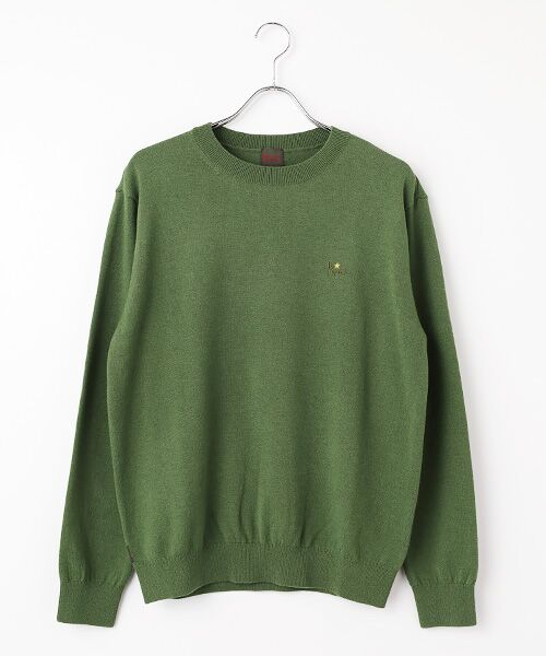 スーパーエクストラファインウール天竺12G クルーネックセーター