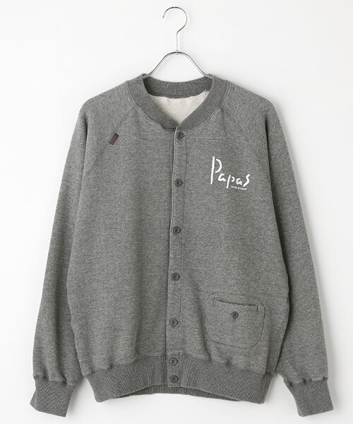 ○定番○吊り編み裏毛カーディガン （カーディガン・ボレロ）｜PAPAS