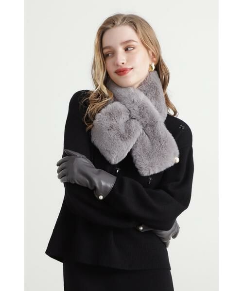 フォーファーティペット＆パールグローブ （マフラー・ショール