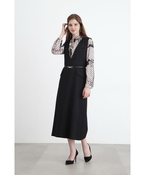 セール】 ◇ラインブロックフラワープリントブラウス （シャツ