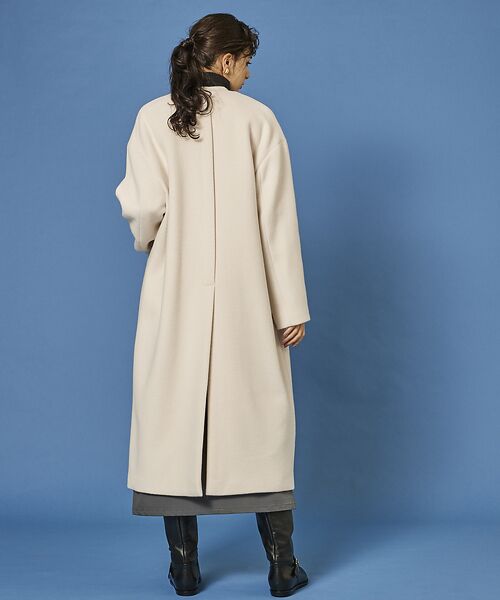 セール】 ノーカラー ロングコート （アウター）｜Rouge vif la cle