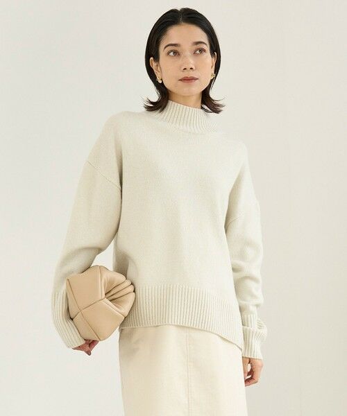 セール】 カシミヤブレンド ハイネック ラメニット （ニット・セーター