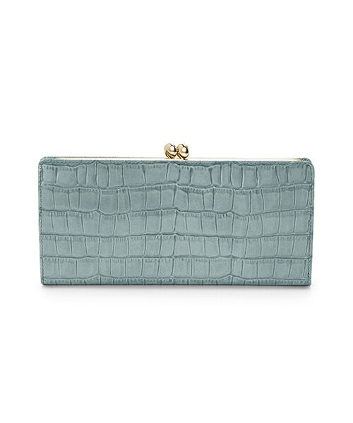 トプカピ] TOPKAPI エナメルクロコ型押し・がま口長財布 COCCO VERNICE