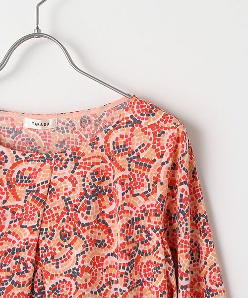 セール】 モザイクフラワープリントチュニック （チュニック）｜TABASA