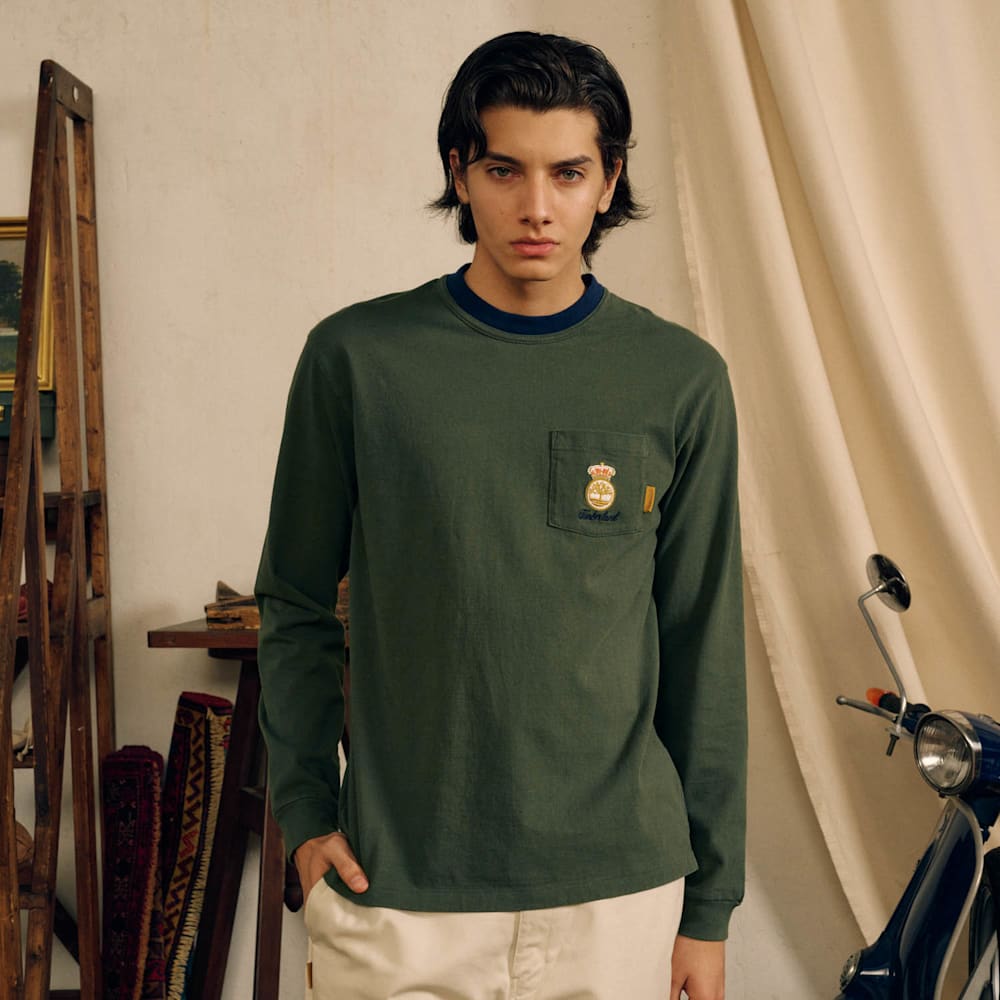 81 3】長袖 ポケット Tシャツ ユニセックス ｜【Timberland公式通販