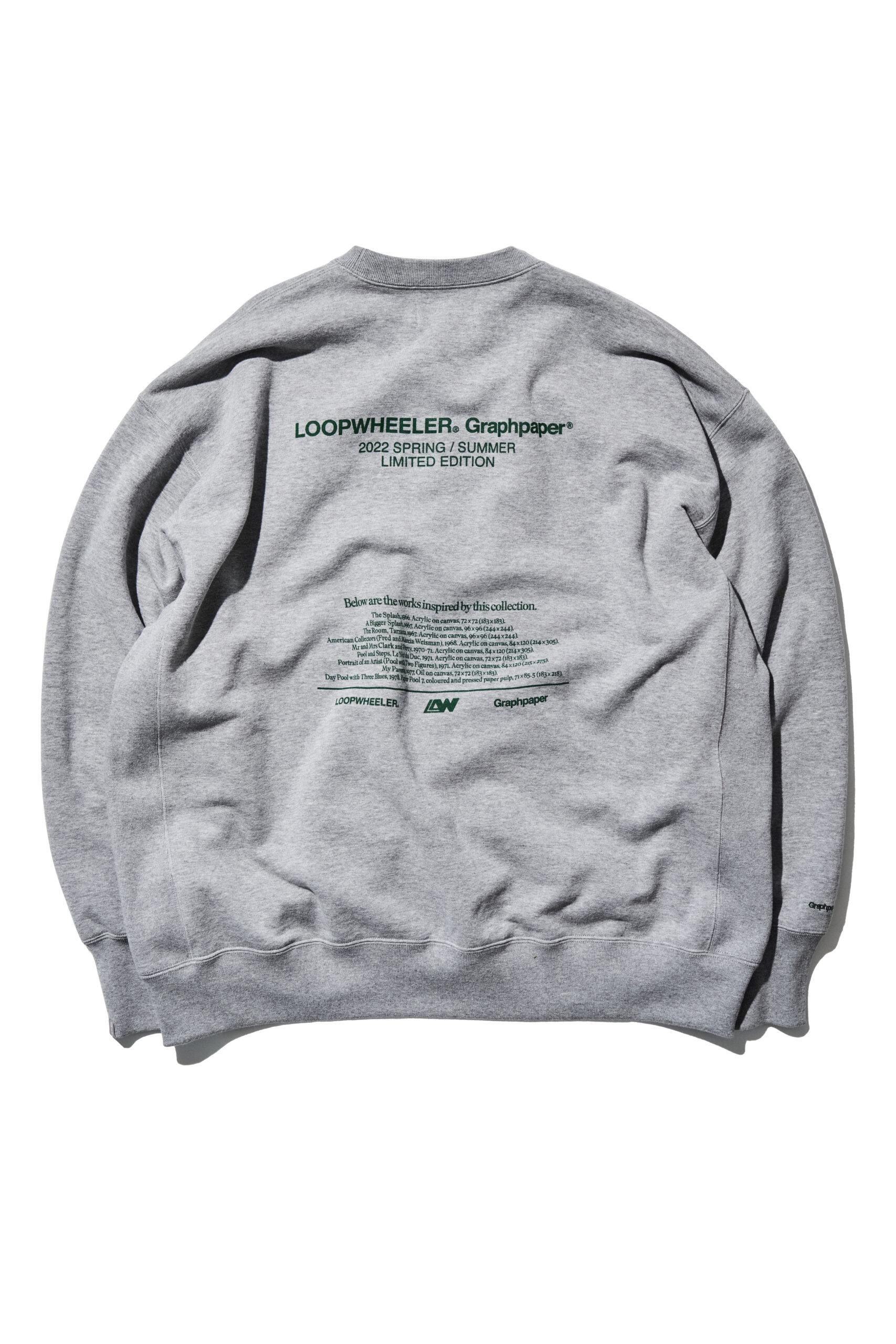 グラフペーパー」と「ループウィラー」による新作スウェット - TOKION