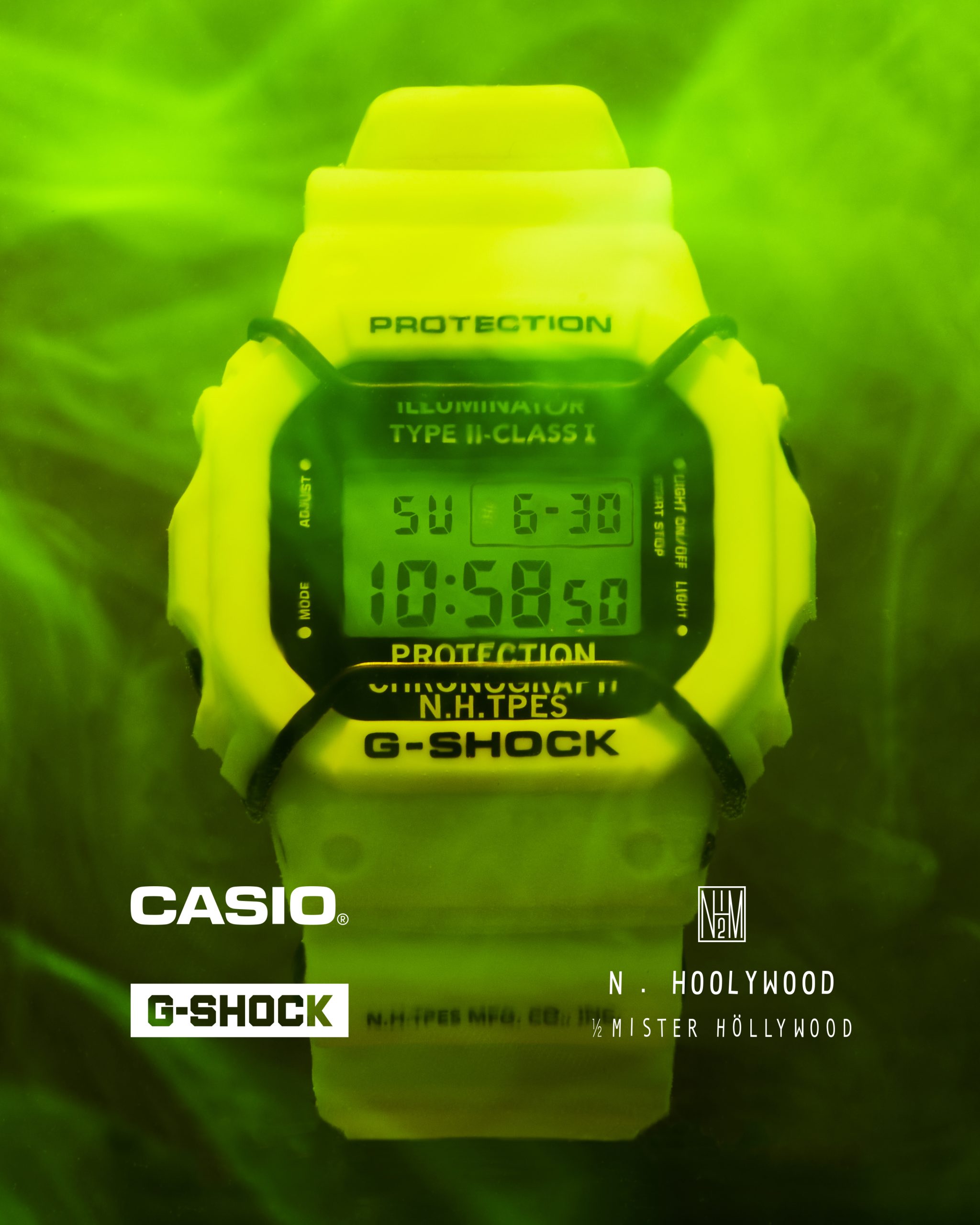 N. ハリウッド」と「G-SHOCK」による1990年代を風靡した”DW-5600”に