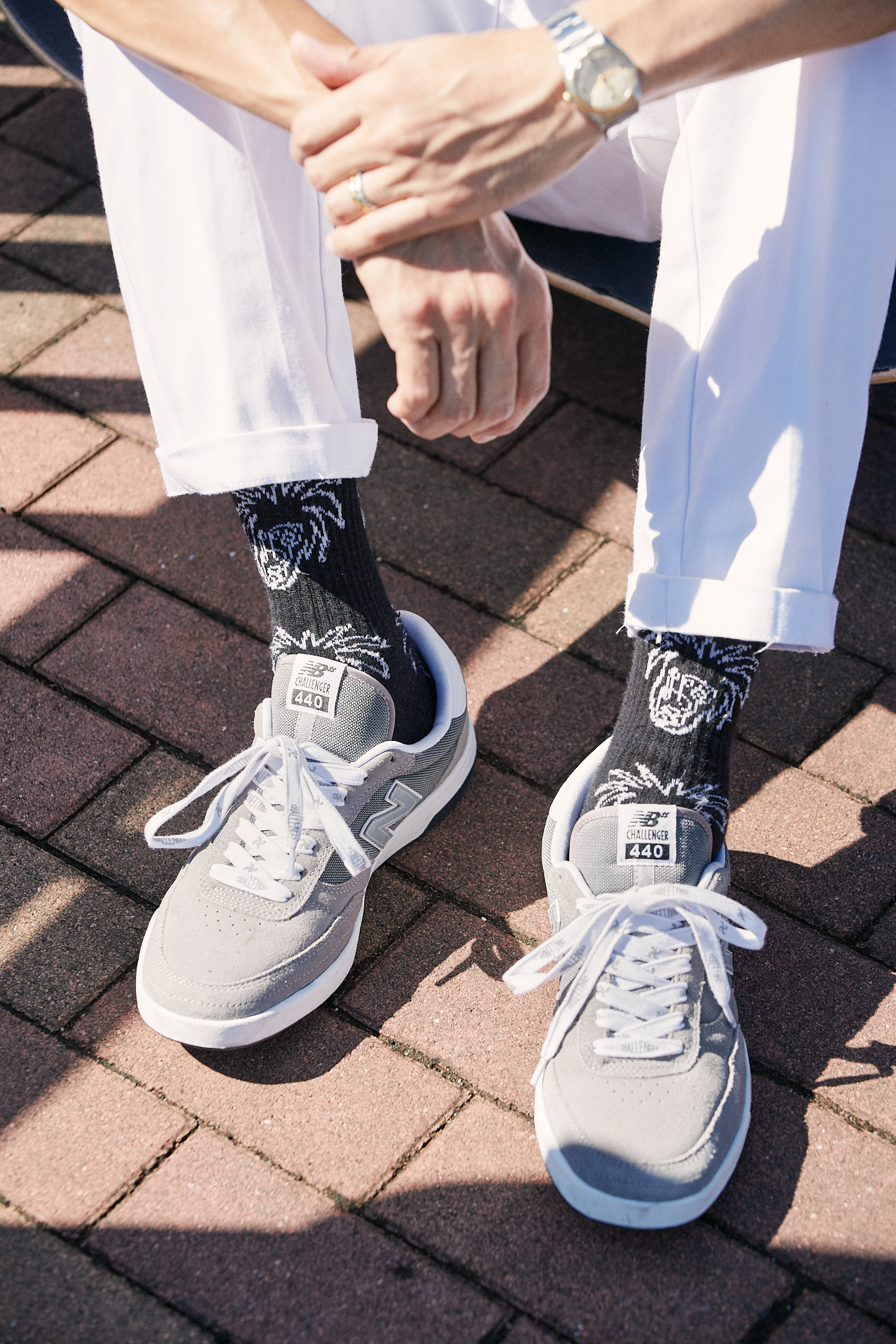 ニューバランス」のスケートラインと「チャレンジャー」のコラボ