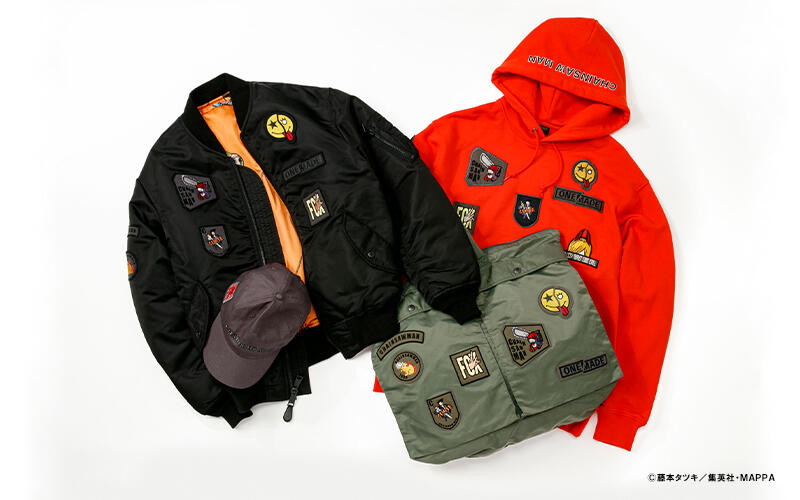 チェンソーマン』と「アヴィレックス」がコラボしたMA-1発売 - TOKION