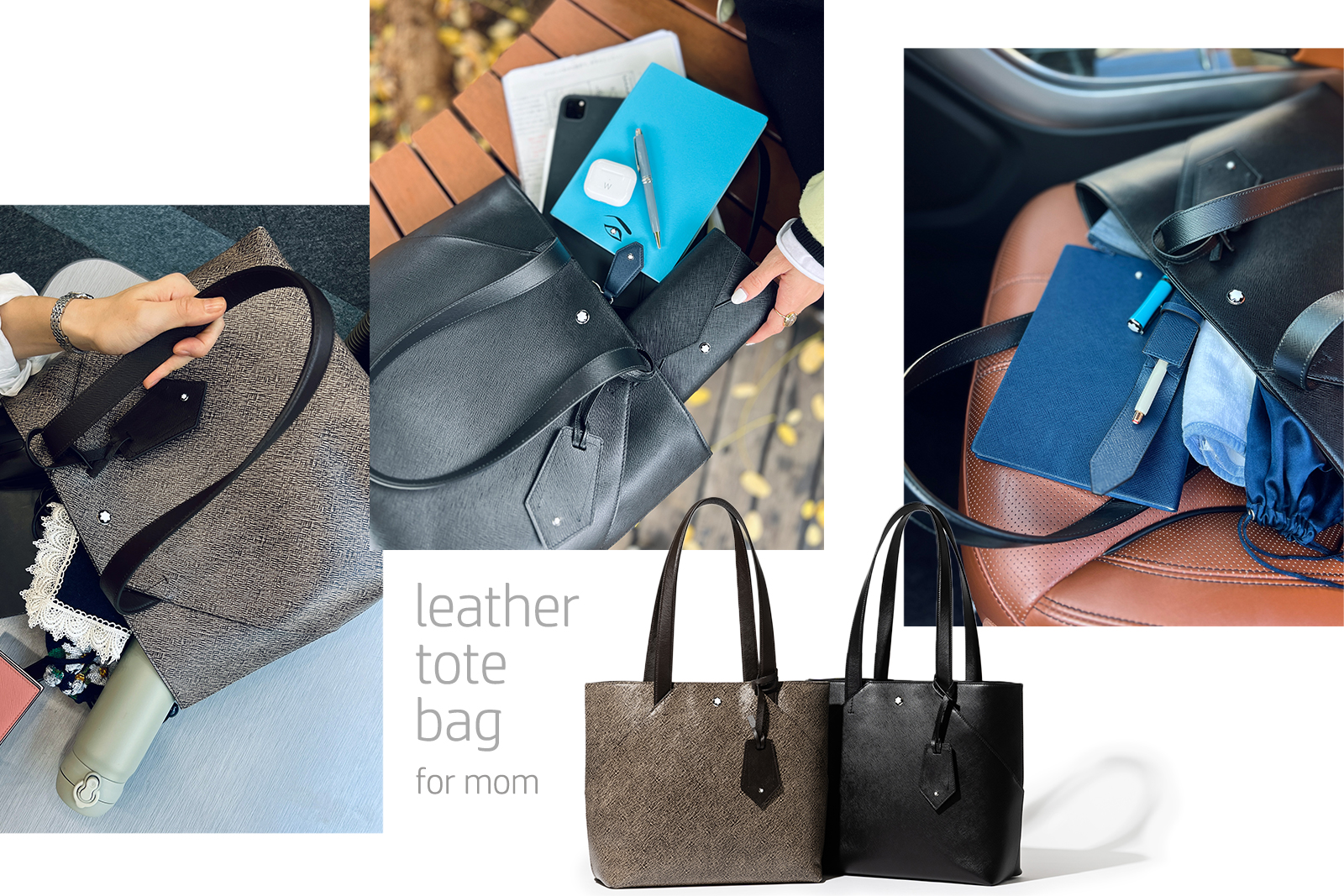 働く‶二刀流〟ママの毎日に「レザートート」が頼れる理由 | VERY