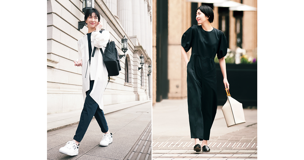 最新キレイめ『オールインワン』12選！働くママの“一枚完結”時短