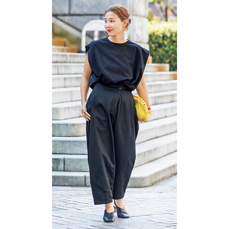 Nala コクーン チノパンツ ブラック L Nala コクーン チノパンツ