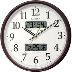 ヨドバシ.com - リズム RHYTHM 電波掛け時計 温度 湿度 カレンダー