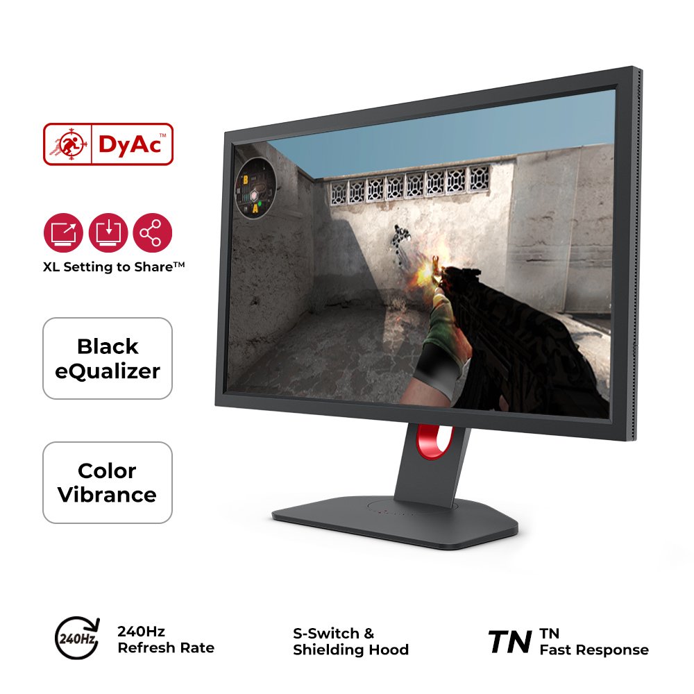ZOWIE XL2546K 240Hz ゲーミングモニター/DyAc⁺™/24.5インチ | ZOWIE Japan