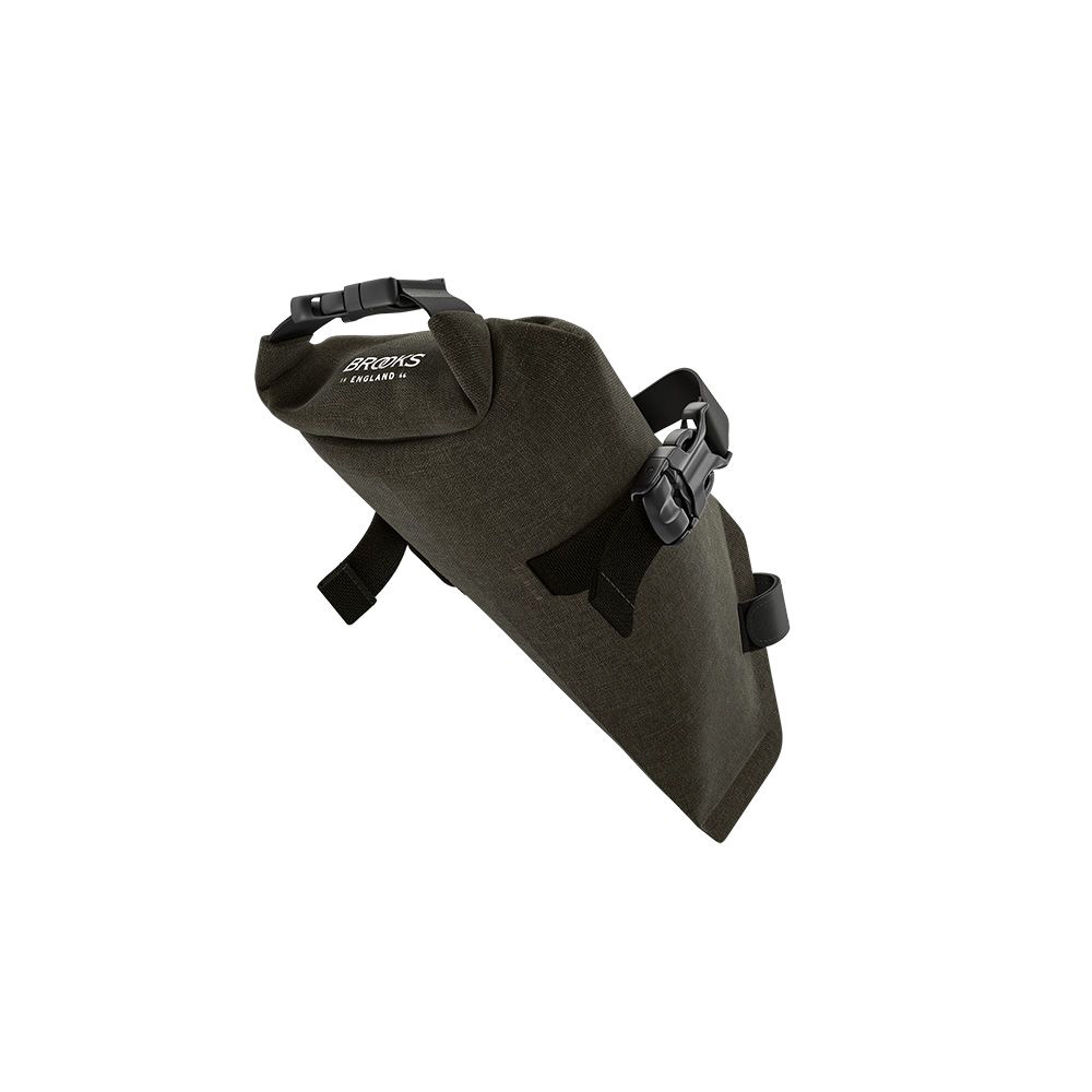 BROOKS SCAPE SADDLE ROLL BAG MUD GREENスケープ サドルロール バッグ