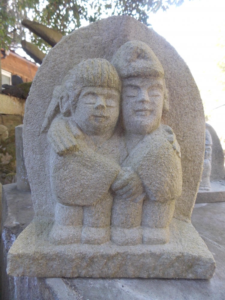 石仏、布袋様、多胡石、倉田辰彦作 【公式通販】