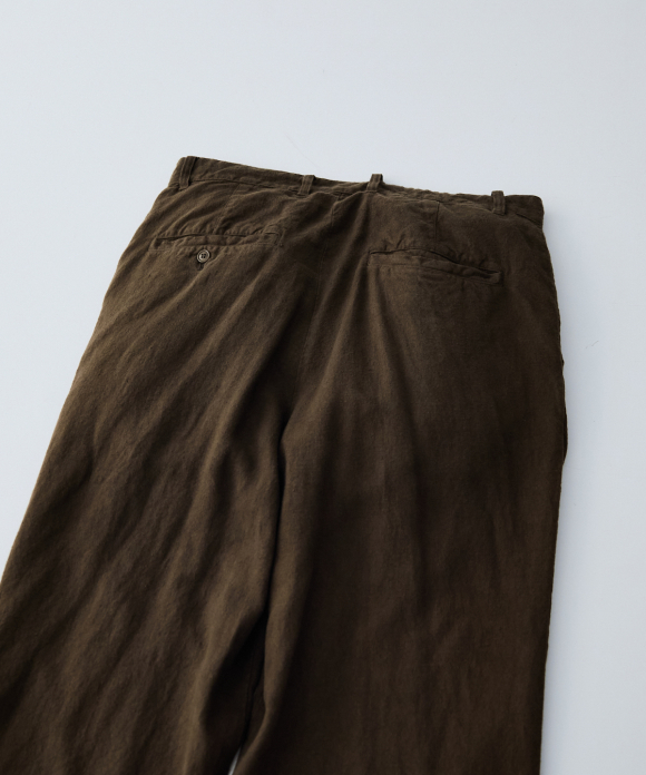 Brushed Linen Trousers｜nest Robe International Online Store