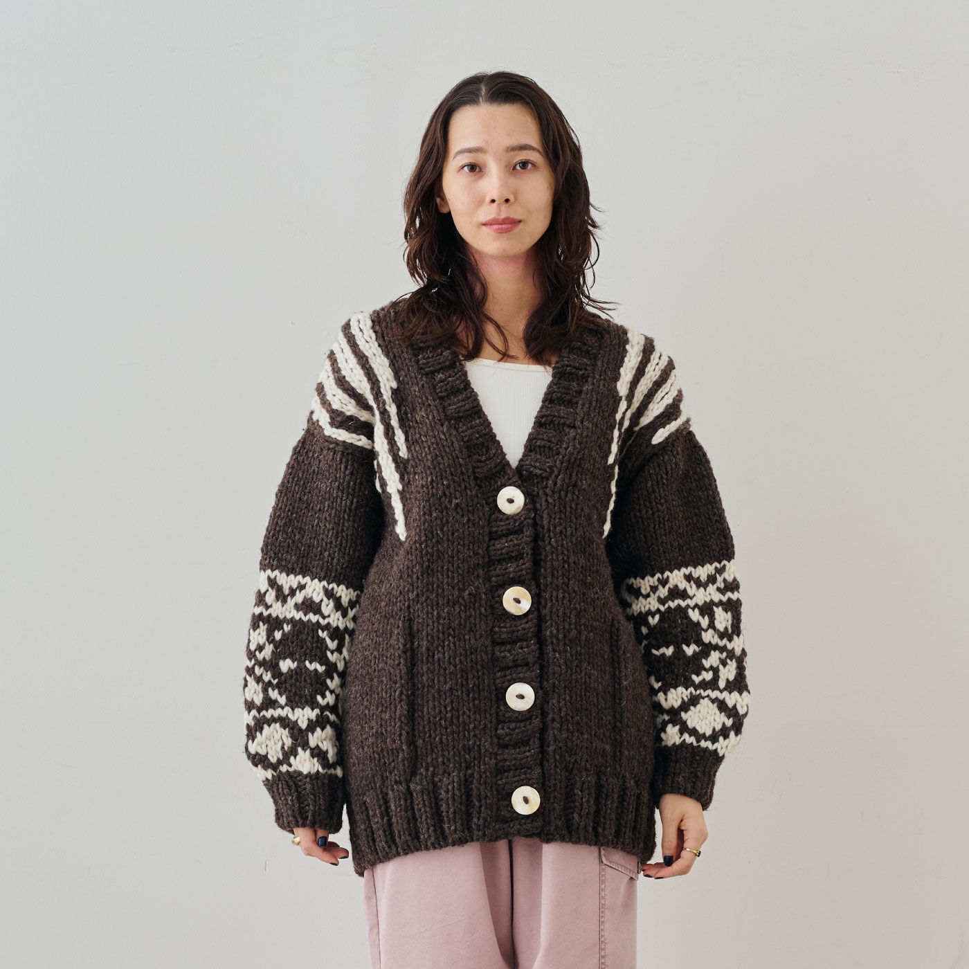 シロクマ柄カウチン Sprit of West カウチン シロクマ柄 Sprit of West