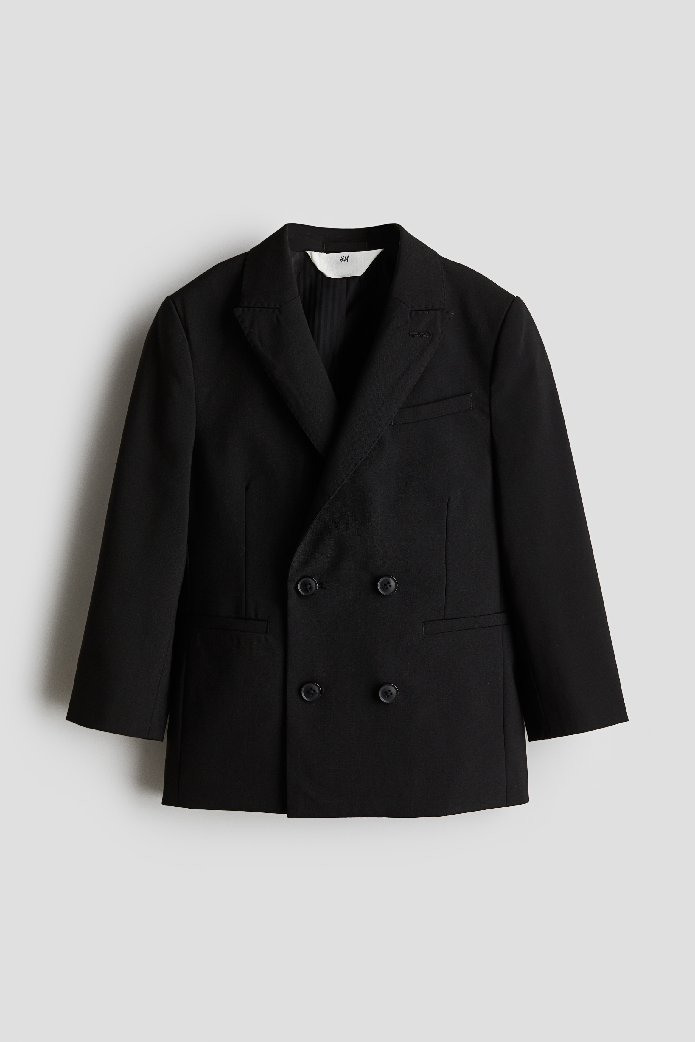 ウールブレンドジャケット - ブラック - Kids | H&M JP