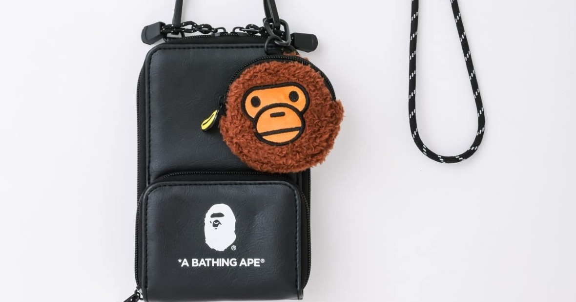 付録】「BAPE KIDS」のスマホショルダーが登場 ベイビーマイロのコイン