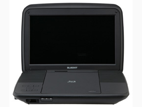 BLUEDOT、光沢液晶＆大口径スピーカー搭載のポータブルBDプレーヤー